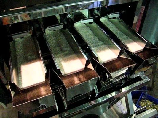 Qualità  Washing Powder Linear Weigher Machine Detergent Weighing Filling Packing Machine fabbrica