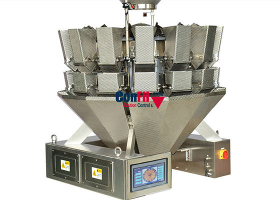 Macchina d'imballaggio sotto vuoto rotatoria del pesatore 4.5kW di Multihead per la polpetta FishBall