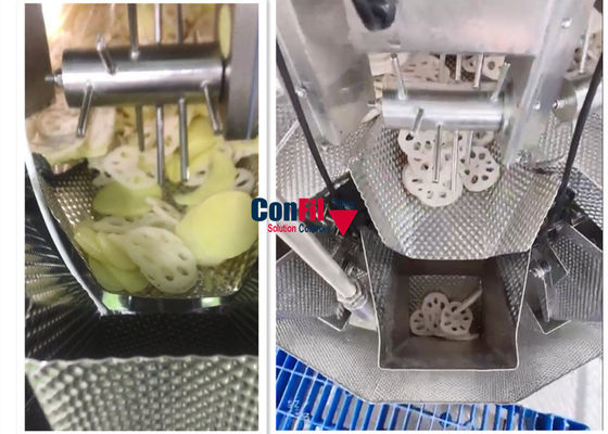 Testa 14 macchina di verdure del peso di Digital del pesatore di Multihead di 2,5 litri impermeabile