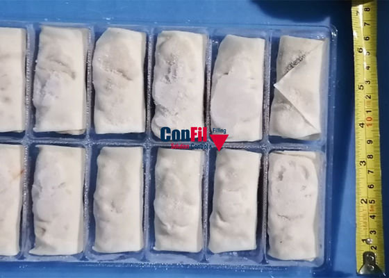 Pesatore di Multihead della bascula di Multihead per il rotolo di primavera congelato dell'alimento che conta la macchina di rifornimento