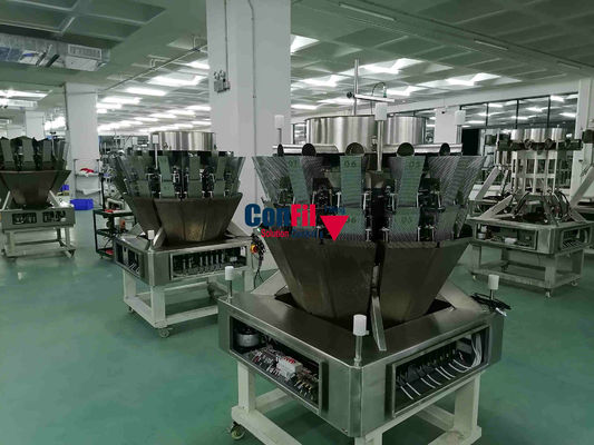 Macchina di rifornimento tagliuzzata dell'alimento fresco di Fried Chicken Multihead Weighing Machine