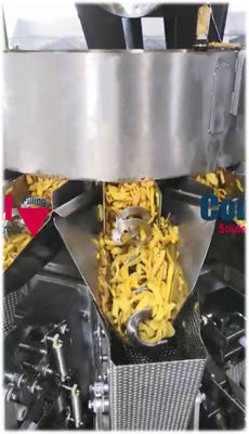Avviti il pesatore d'alimentazione di Multihead per i sottaceti ha marinato i frutti di verdure