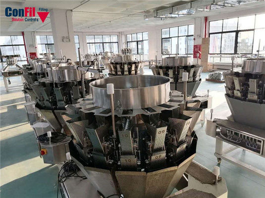 Avviti il pesatore d'alimentazione di Multihead per i sottaceti ha marinato i frutti di verdure