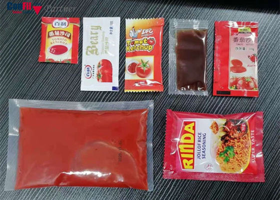 200 macchina di forma/riempimento/saldatura verticale di chilogrammo 100bpm per la crema liquida della salsa del ketchup