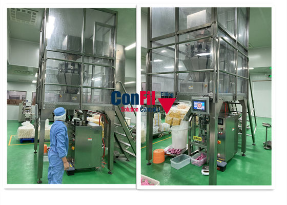 Il pesatore di Multihead della bascula di Multihead per le gocce del yogurt ha asciugato il yogurt Yogut fonde la macchina di rifornimento impermeabile