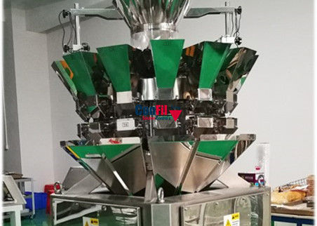 Macchina imballatrice del pesatore di Multihead per la pesatura ed il riempimento dei germogli della marijuana in Tin Bottle o nel contenitore