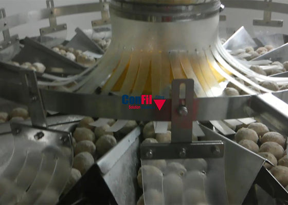Il pesatore di Multihead della bascula di Multihead per alimento congelato 2.5Kg si raccoglie manualmente