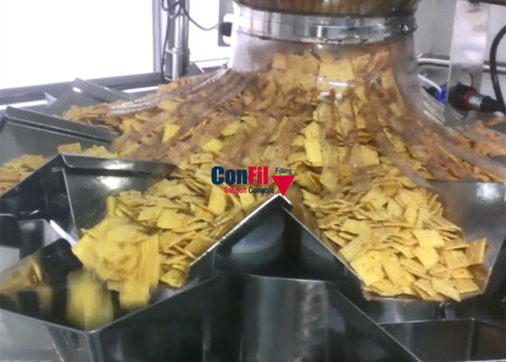 Multihead espulso la testa dell'impacchettatrice 14 dello spuntino