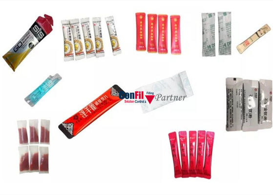 Vicoli verticali dell'impacchettatrice 4 di Stickpack per il liquido granulare della polvere