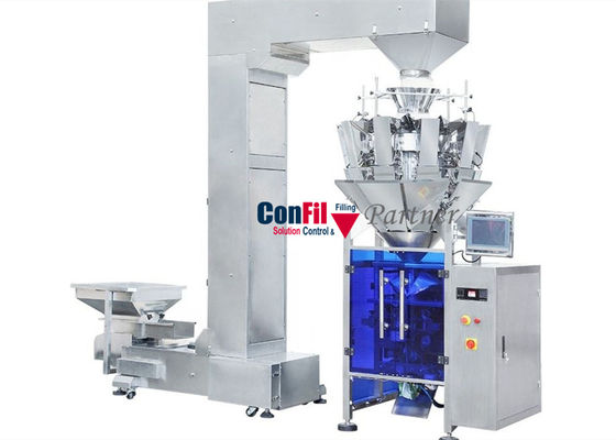 900 macchina di forma/riempimento/saldatura verticale capa di chilogrammo 12 con il pesatore di Multihead
