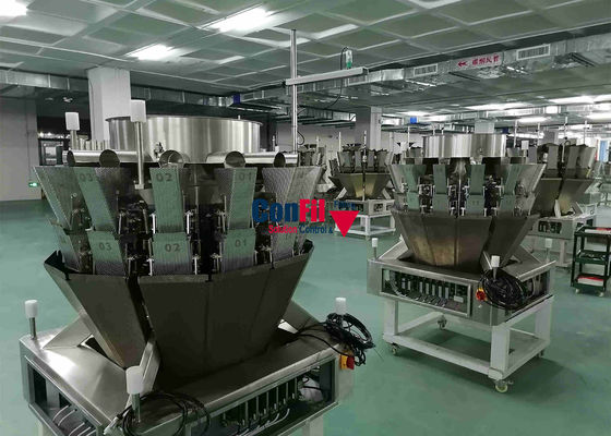 Macchina imballatrice da 1000 grammi di vuoto rotatorio del pollo per la catena d'imballaggio del pollame