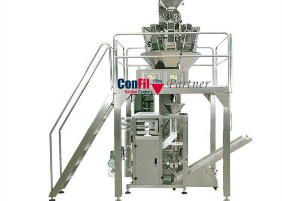 2000 catene d'imballaggio di Bean Packing Machine 80bpm VFFS del caffè di grammo 4 sigillatura dei lati