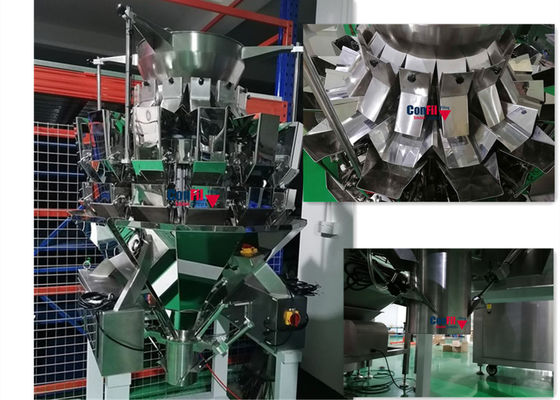 2000 macchine imballatrici del pesatore di Multihead di grammo per i cereali dei grani dei semi