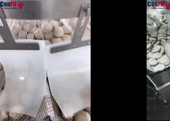 Vuoto rotatorio 2000 multi macchine imballatrici cape di grammo per la palla di pesce