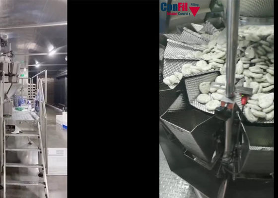 Vuoto rotatorio 2000 multi macchine imballatrici cape di grammo per la palla di pesce