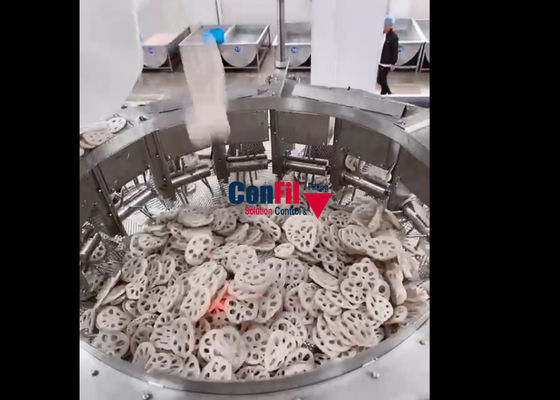 macchina imballatrice del pesatore di 60bpm Multihead per la catena d'imballaggio tagliata fresca delle verdure