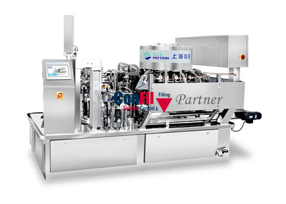 Macchina imballatrice del pesatore di Multihead per il sistema d'imballaggio sotto vuoto rotatorio tagliato congelato della macchina del pollo