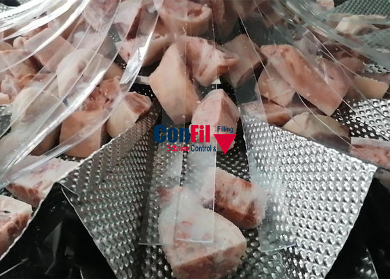 Macchina imballatrice Multihead del pesatore capo di 16 per carne di maiale tagliata congelata