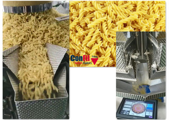 Macchina imballatrice della borsa dell'alimento di Multihead per il sistema d'imballaggio del flusso libero VFFS di Rotini della pasta