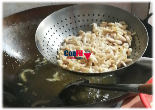 Impacchettatrice di pesatura automatica tagliuzzata del raccordo del pollo 1000 grammi