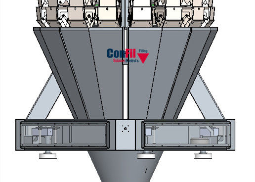 Macchina imballatrice del pesatore di Multihead per il sistema ROMA Thermoforming Packaging Machine di imballaggio della carne della salsiccia