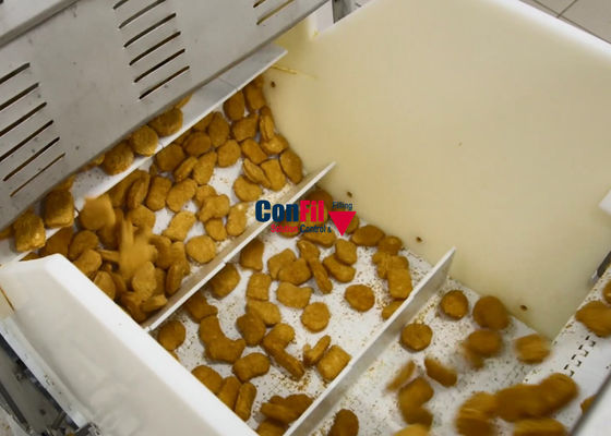 Macchina imballatrice del pesatore di Multihead per il sistema d'imballaggio congelato dell'alimento VFFS delle pepite di pollo