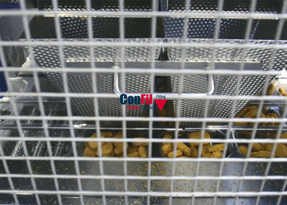 Macchina imballatrice del pesatore di Multihead per il sistema d'imballaggio della pepita di pollo con ROMA Thermoforming Packaging