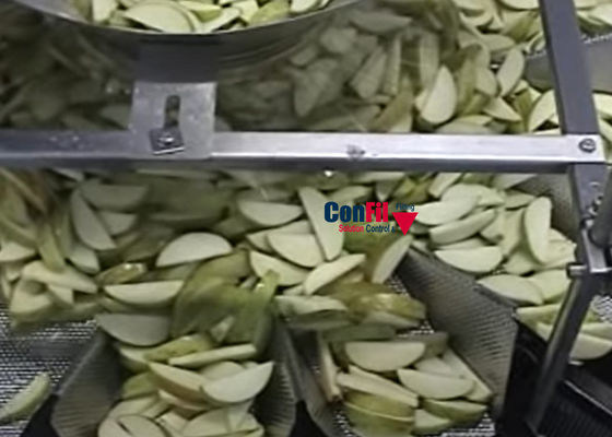 Bascula impermeabile di Multihead per le fette 2000gram di Apple