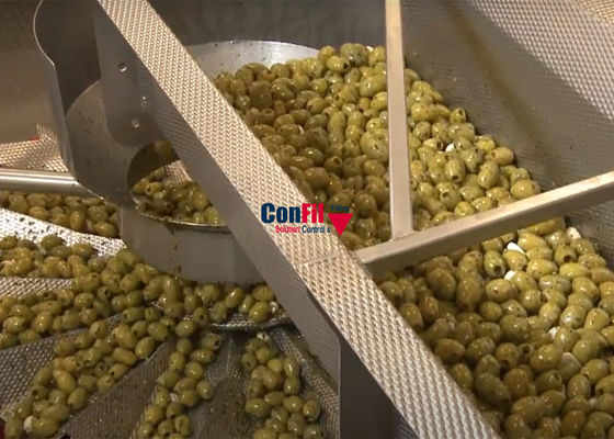 Pesatore di Multihead della bascula di Multihead per la macchina di rifornimento igienica di progettazione delle olive delle verdure