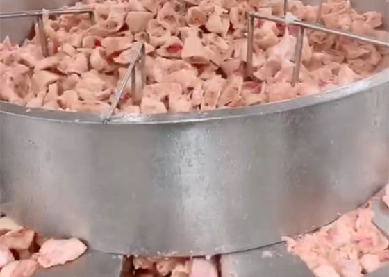 Il pesatore capo tagliato congelato 1000gram di Multihead del pollo 14 impermeabilizza