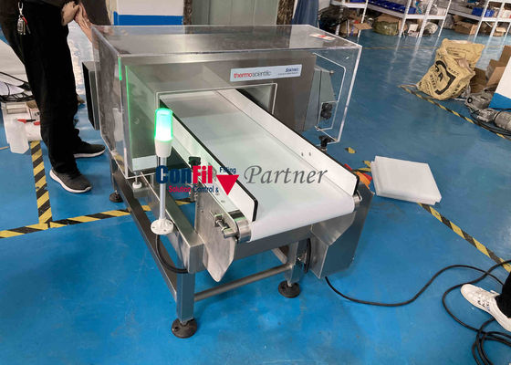 metal detector di trasformazione dei prodotti alimentari di 600mm per alimento fresco