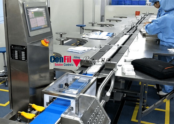 100 metri/minuto della macchina 96 del pesatore del controllo di grammo